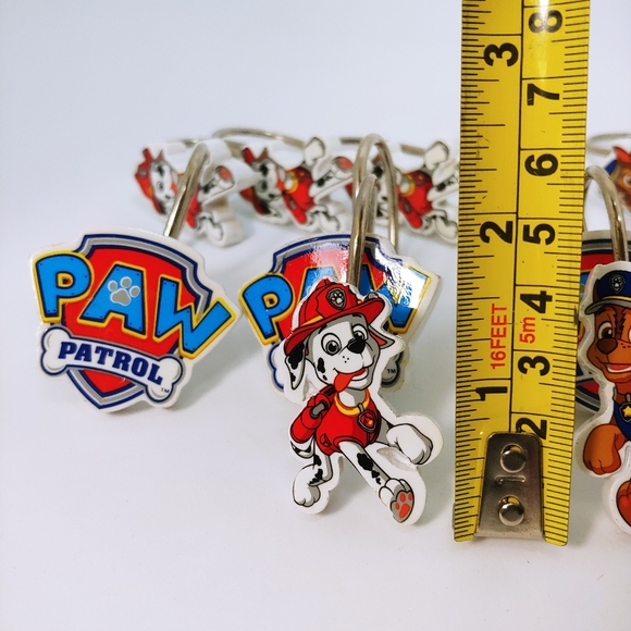 Nickelodeon Dog PAW PATROL Shower Curtain Hooks - Picture 5 of 8